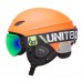 Горнолыжный шлем с наушниками и очками. Demon United Phantom 5